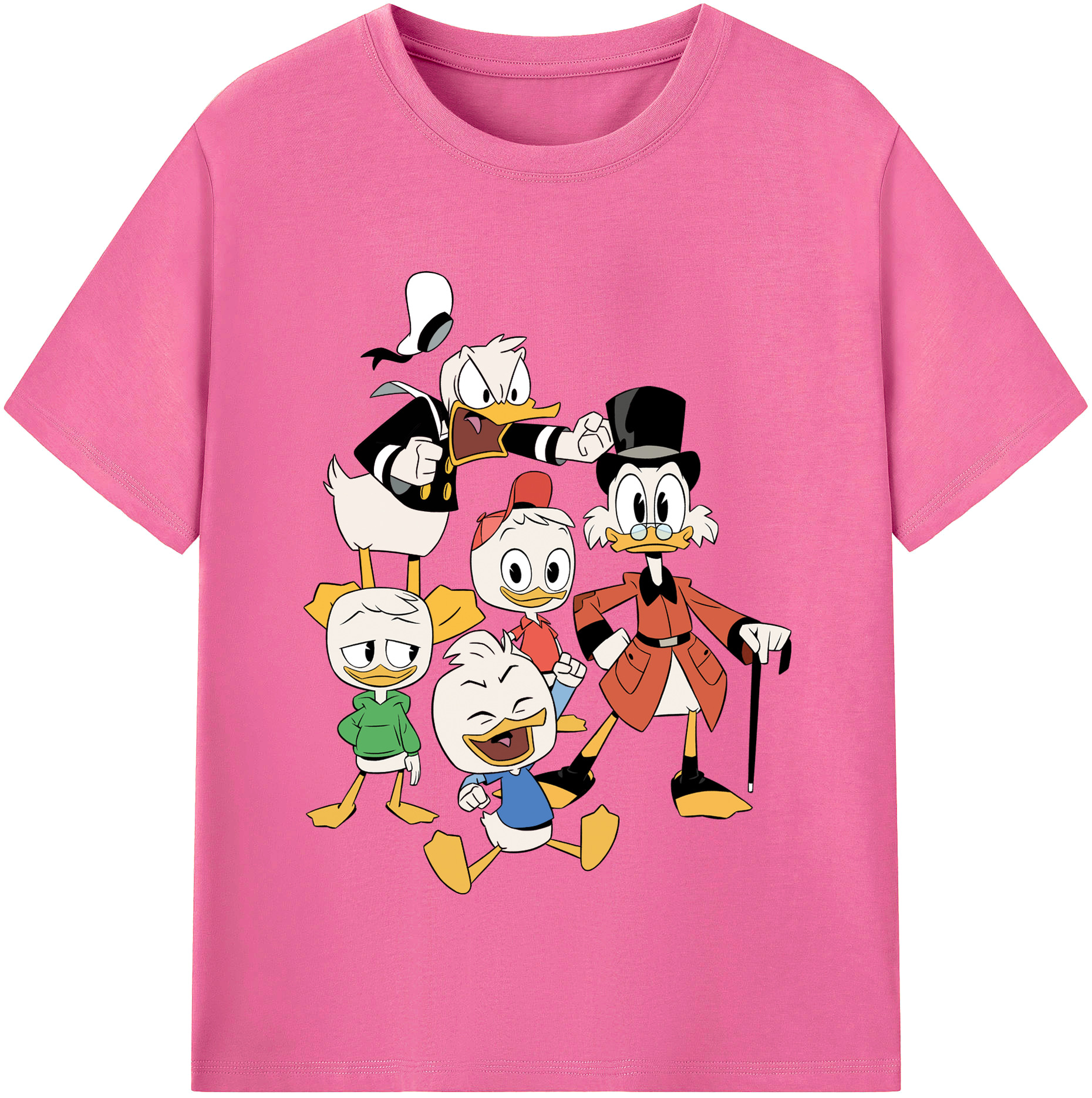 （画像用） ミッキーマウス Mickey Mouse レディースカジュアルプリントTシャツ（綿100％）